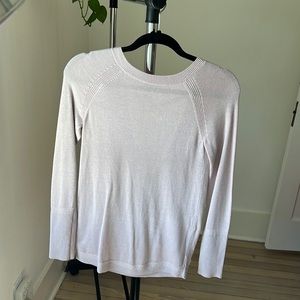 Lululemon Unity Drop Back Sweater in Smoky Blush